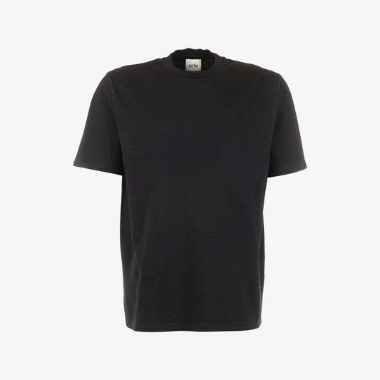 T-shirt zwart 1 patch print