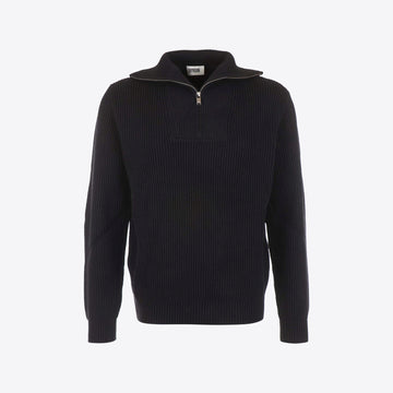 Pull zwart rits Manuelo 2