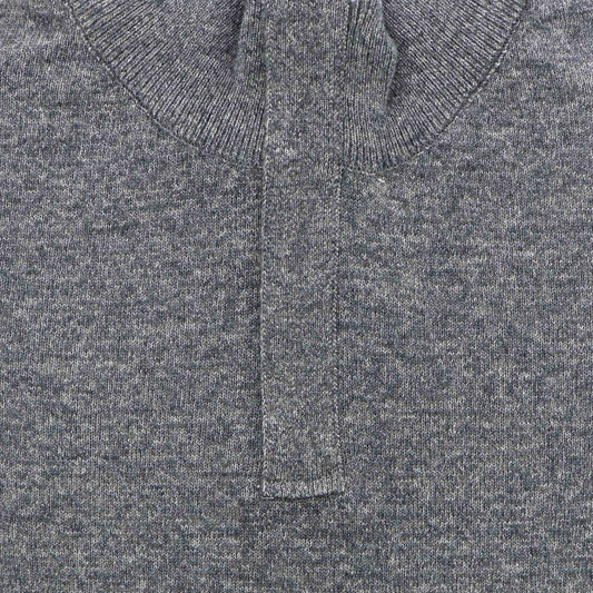 Pull donkergrijs melange