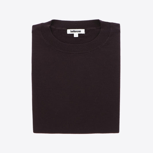 Pull bordeaux merinos
