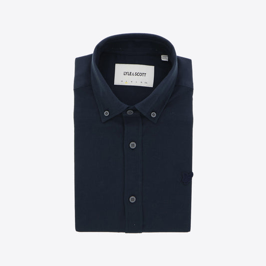 Hemd donkerblauw soft