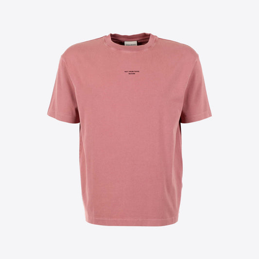 T-shirt roze Paris Slogan