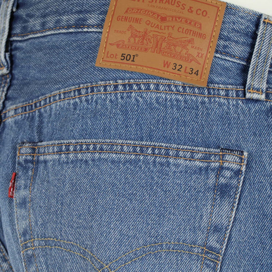 Jeans blauw 501