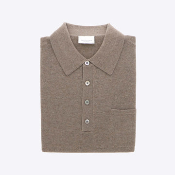 Polo taupe cashmere