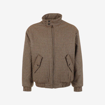 Jas beige ruit