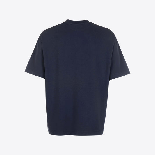T-shirt donkerblauw boxy