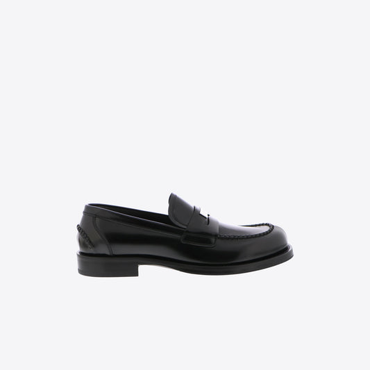Mocassins zwart leder