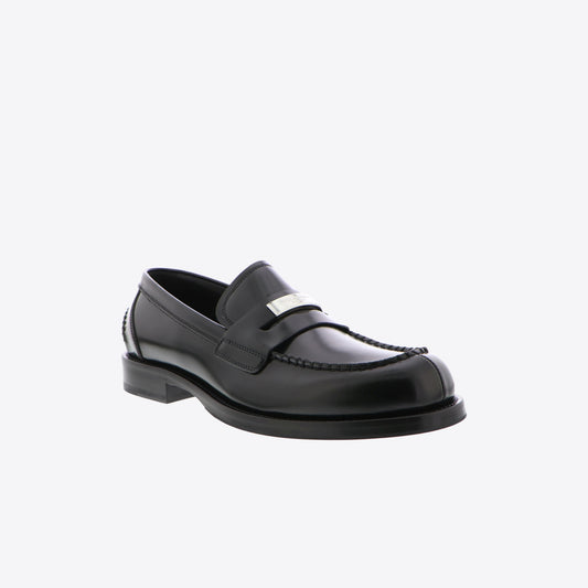 Mocassins zwart leder