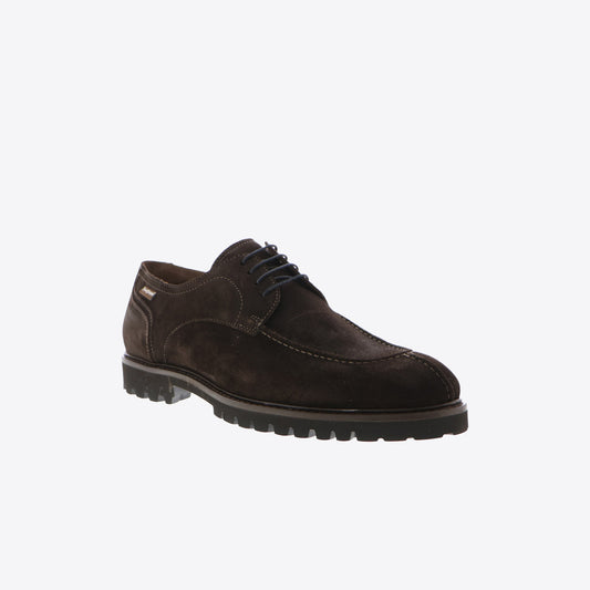 Veterschoenen bruin daim