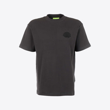 T-shirt zwart waffle