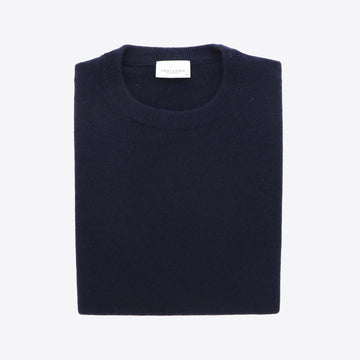 Pull donkerblauw cashmere