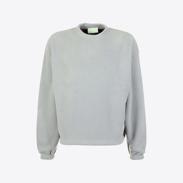 Sweater lichtgrijs fleece