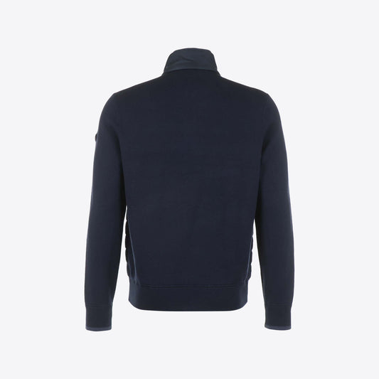 Cardigan donkerblauw nylon knit