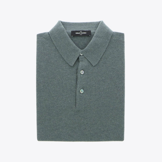 Polo groen cashmere