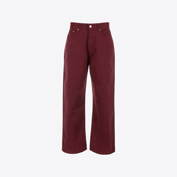 Jeans bordeaux color  receipt back