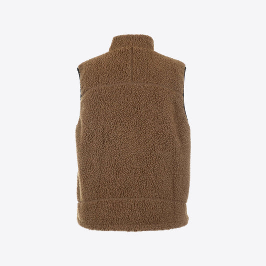 Gilet bruin  fleece reversible sherpa