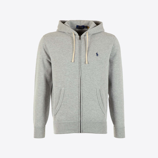 Cardigan grijs sweat kap