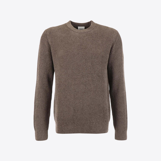 Pull aubergine velours