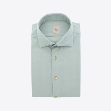 Hemd lichtgroen flannel soft
