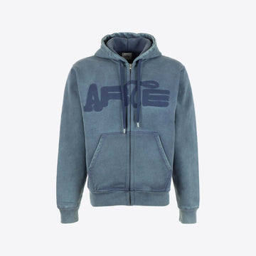 Cardigan blauw wash
