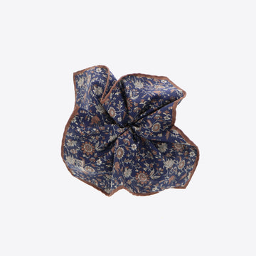 Pochet blauw omkeerbaar