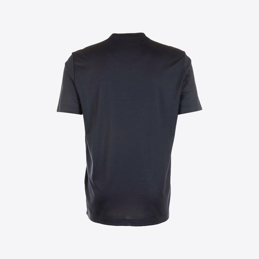 T-shirt donkerblauw wol