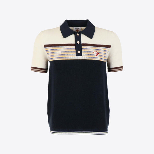 Polo donkerblauw korte mouw