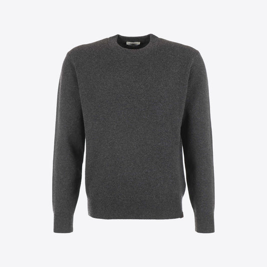 Pull donkergrijs cashmere