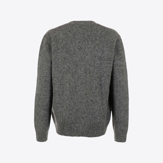 Cardigan grijs knopen hairy pierre