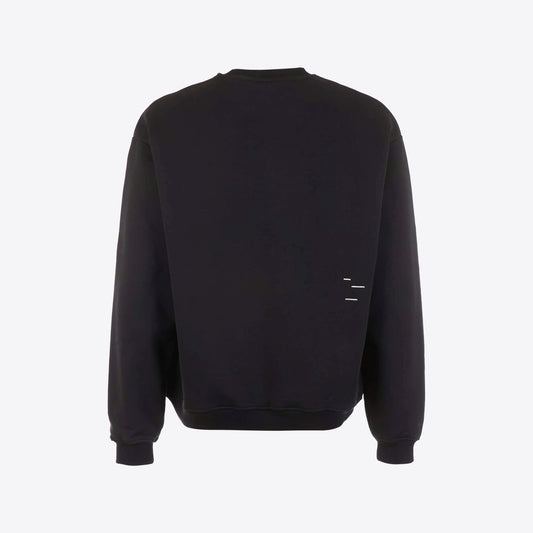 Sweater zwart logo klein Logo Bar