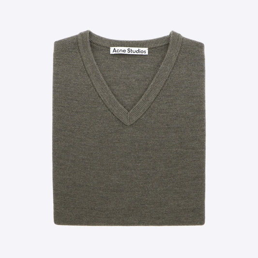 Pull kaki melange