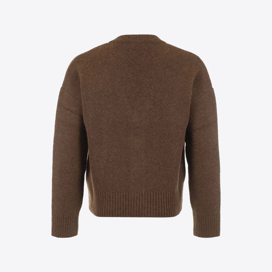 Cardigan bruin  v-hals