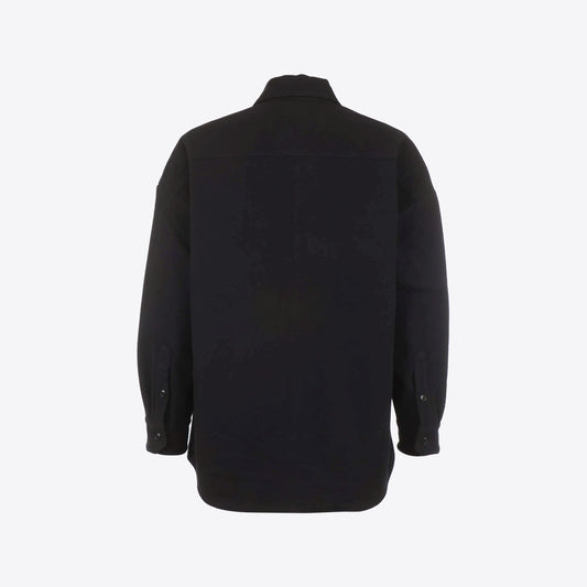 Jas zwart flannel