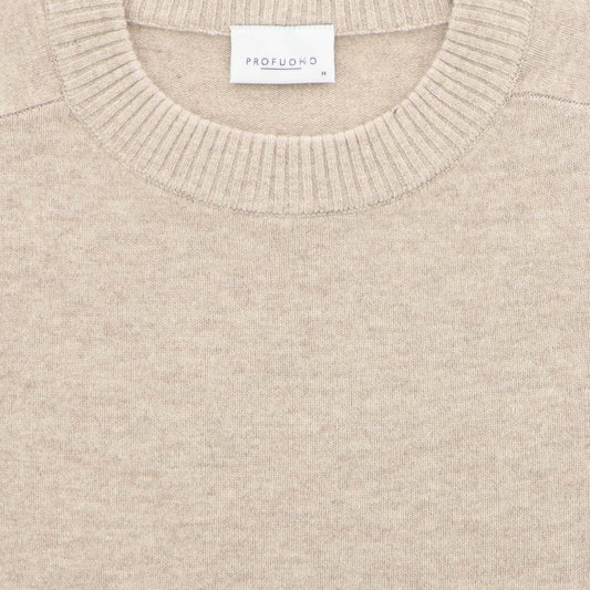 Pull lichtbeige wol