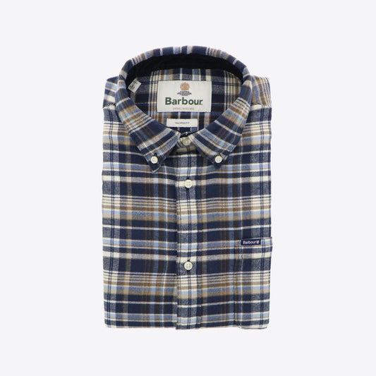 Hemd donkerblauw ruit flannel