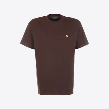 T-shirt bordeaux logo klein
