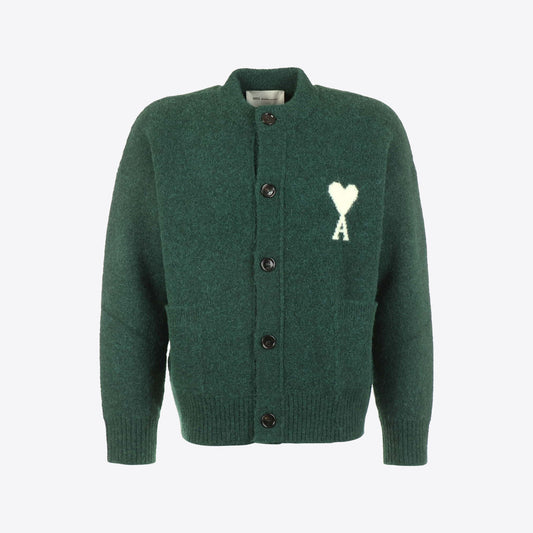Cardigan groen ronde hals