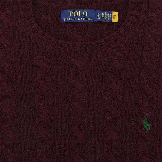 Pull bordeaux kabel lamswol