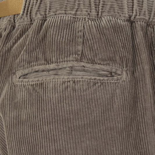Broek taupe loose