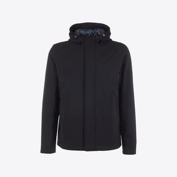 Jas donkerblauw clean kap