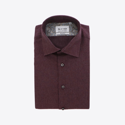 Hemd bordeaux flannel State Soft