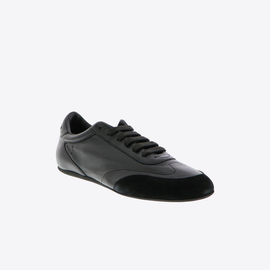 Sneakers zwart flat