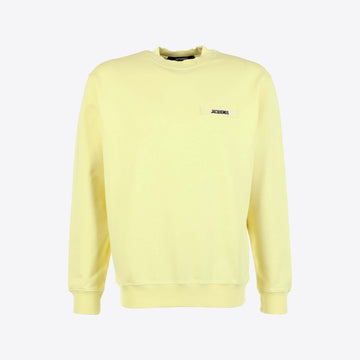 Sweater geel tape gros gain