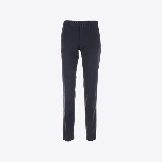 Broek donkerblauw katoen-modal