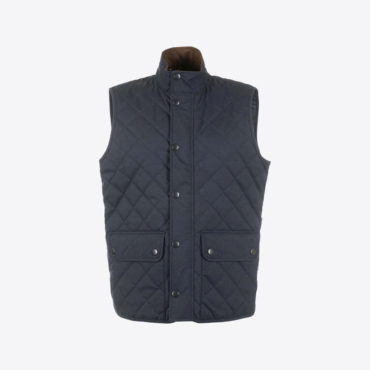 Bodywarmer donkerblauw chevron