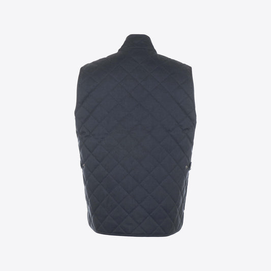 Bodywarmer donkerblauw chevron