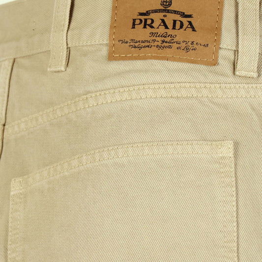 Jeans beige color