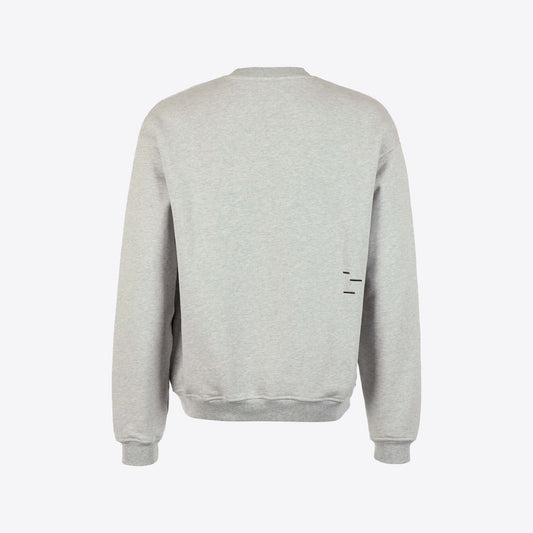 Sweater lichtgrijs  logo klein Logo Bar