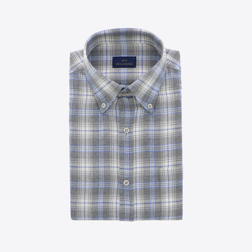 Hemd grijs flanel ruit