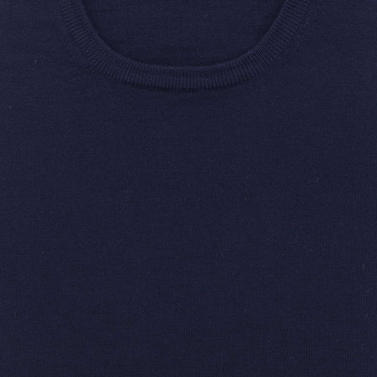 Pull donkerblauw merinos